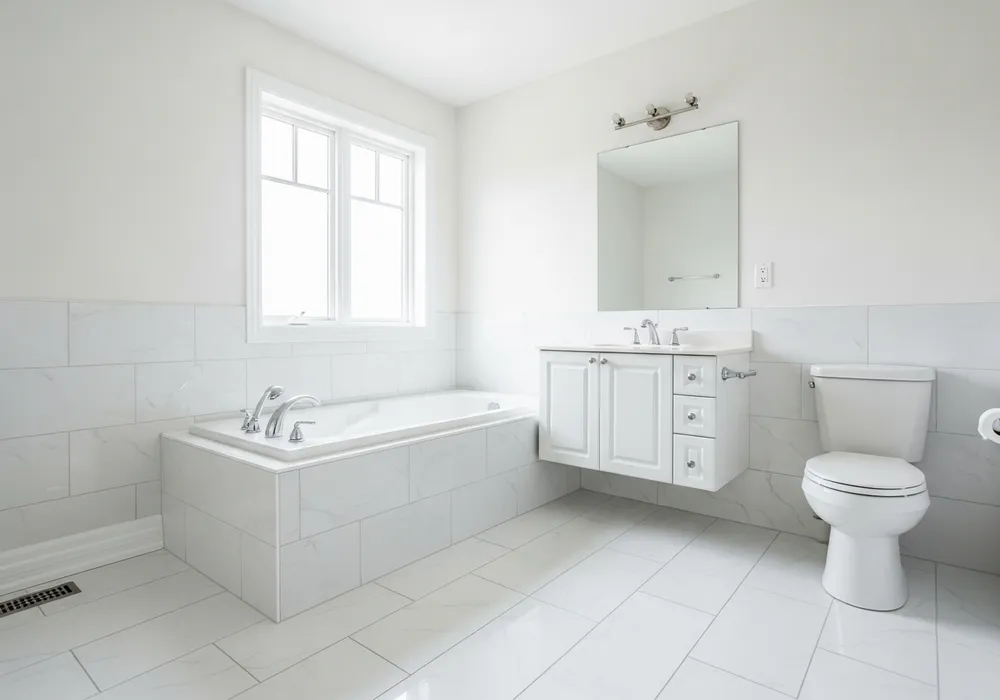 Clean bathroom representing deep cleaning services in Columbus, Ohio